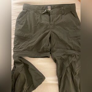REI Convertible Pants to shorts